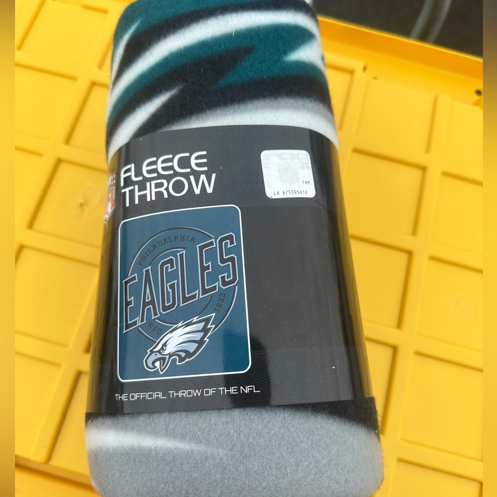 New Philadelphia Eagles fleece throw 50” x 60”